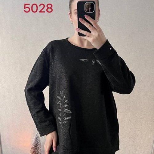 Свитер FSN (48-52) 5028-1 black (деми) FSN 5028-1 black