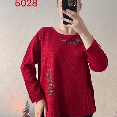 Свитер FSN (48-52) 5028-1 red (деми) FSN 5028-1 red