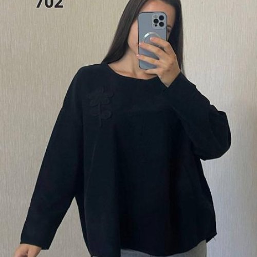 Худи FSN (50-54) 702 black (деми) FSN 702 black