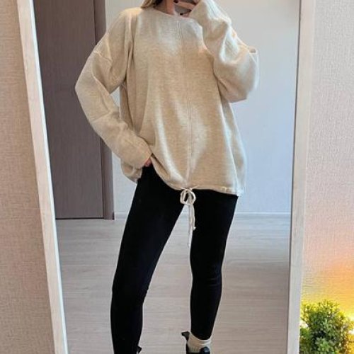 Свитер FSN (46-52) 5016 l.beige (деми) FSN 5016 l.beige