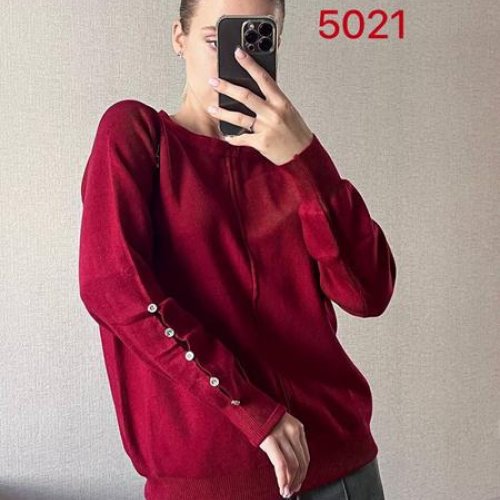 Свитер FSN (42-48) 5021-1 wine (зима) FSN 5021-1 wine