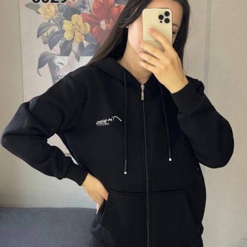 Кофта спорт FSN (42-48) 5029 black (зима) FSN 5029 black