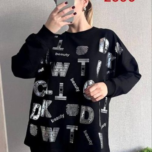 Свитер FSN (46-52) 2590 black (деми) FSN 2590 black