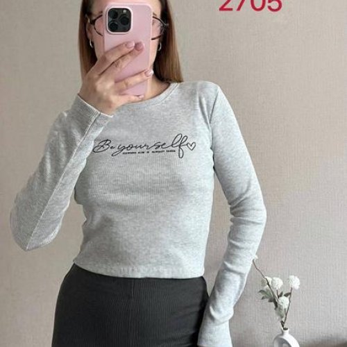 Топ FSN (42-46) 2705 grey (деми) FSN 2705 grey