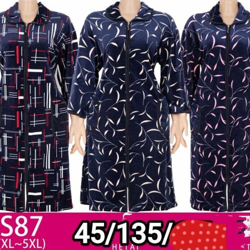 Халат Anion (XL-5XL) S87 mix (деми) Anion S87 mix