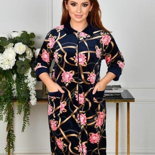 Халат Anion (58-66) 700-30 navy (деми) Anion 700-30 navy