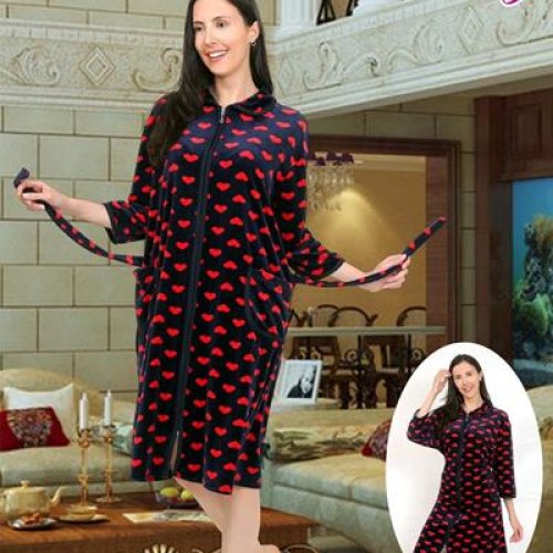 Халат Anion (58-66) 800-5 red (деми) Anion 800-5 red