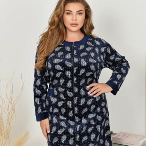 Халат Anion (62-70) A601-W1 navy (деми) Anion A601-W1 navy