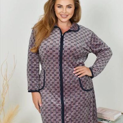 Халат Anion (58-66) 801-116 grey (деми) Anion 801-116 grey