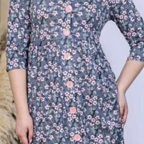 Халат Annet (44-54) YT09-040 blue (деми) Annet YT09-040 blue