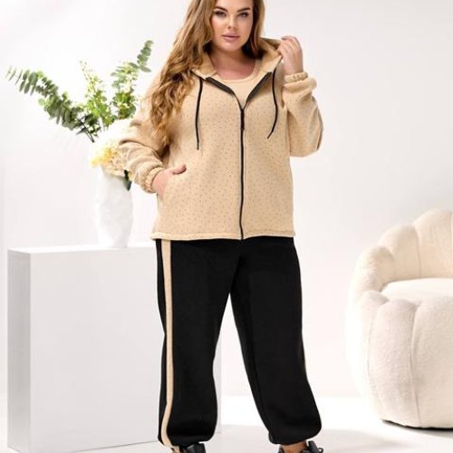 Костюм спорт BAT (46-64) 182-1 beige (зима) BAT 182-1 beige