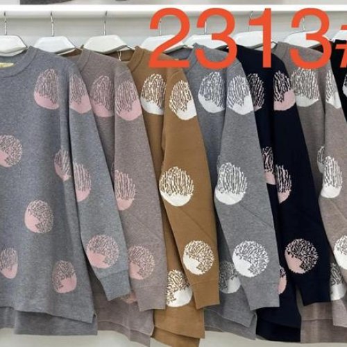 Свитер TRAN (50-54) 2313 mix (деми) TRAN 2313 mix