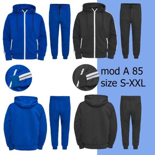 Костюм спорт TRAN (M-3XL) A85 blue (деми) TRAN A85 blue