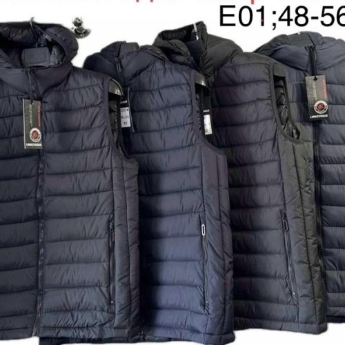 Жилетка TRAN (48-56) E01 navy (деми) TRAN E01 navy