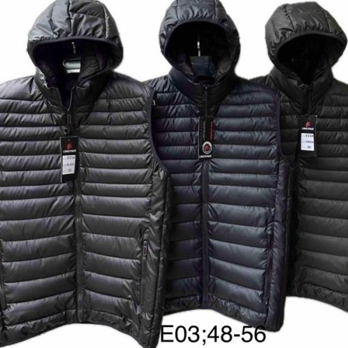 Жилетка TRAN (48-56) E03 khaki (деми) TRAN E03 khaki