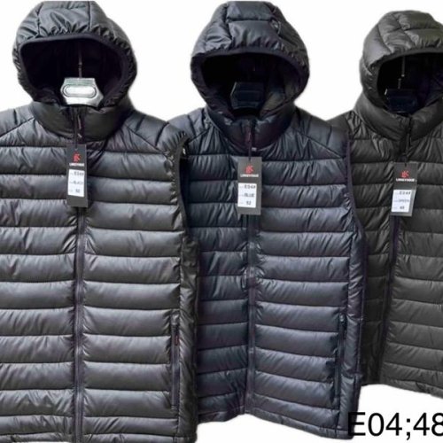 Жилетка TRAN (48-56) E04 grey (деми) TRAN E04 grey