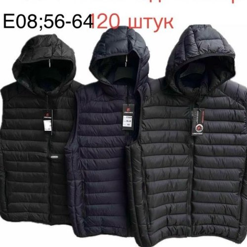 Жилетка TRAN (56-64) E08 d.grey (деми) TRAN E08 d.grey