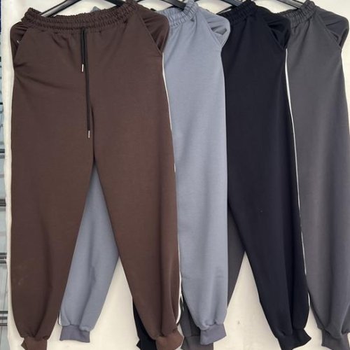 Штаны спорт TRAN (46-54) TR621 l.grey (деми) TRAN TR621 l.grey