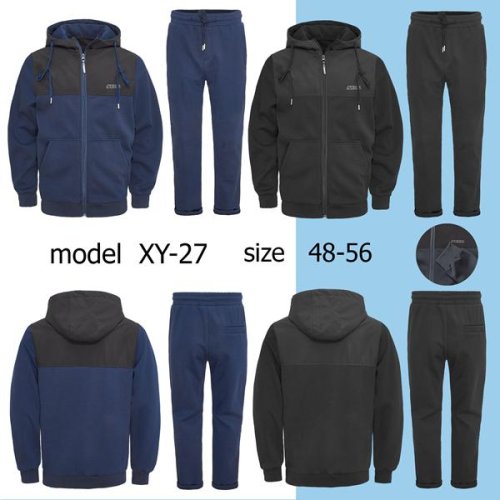 Костюм спорт TRAN (48-56) XY27 navy (деми) TRAN XY27 navy