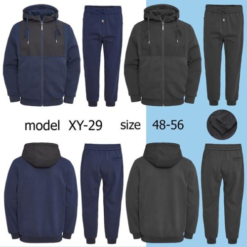 Костюм спорт TRAN (48-56) XY29 navy (деми) TRAN XY29 navy