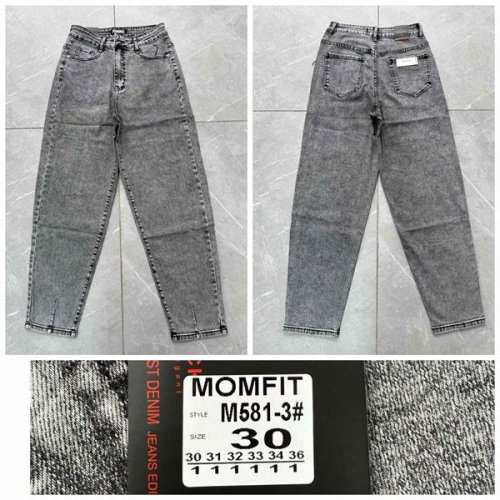 Джинсы Relucky (30-36) M581-3 grey (деми) Relucky M581-3 grey