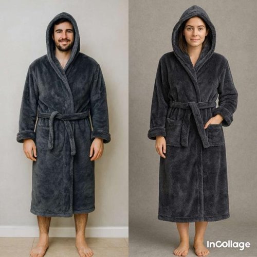 Халат Fili Wear (52-56) FW1572 d.grey (зима) Fili Wear FW1572 d.grey