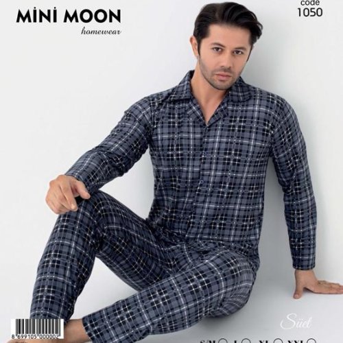 Пижама Baykush (S-2XL) 1050 grey (зима) Baykush 1050 grey