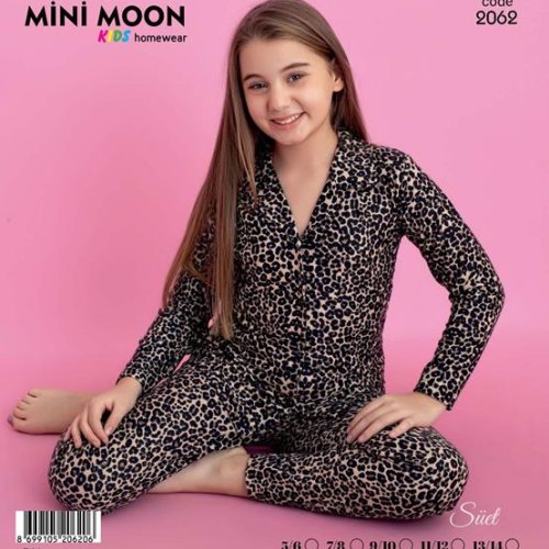 Пижама Baykush (5-14) 2062 beige-black (зима) Baykush 2062 beige-black