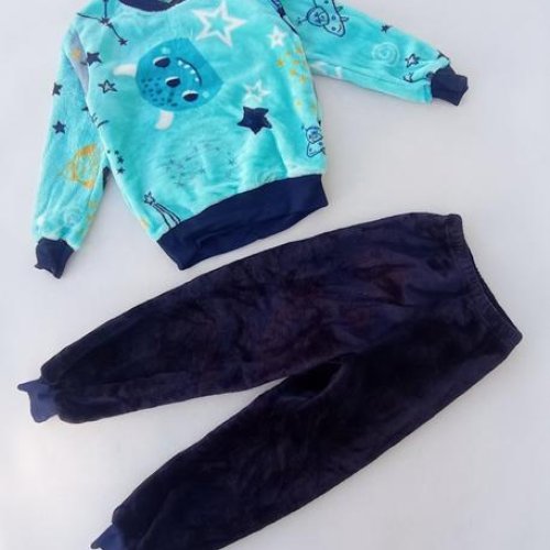 Пижама Baykush (92-146) B705 l.blue (зима) Baykush B705 l.blue
