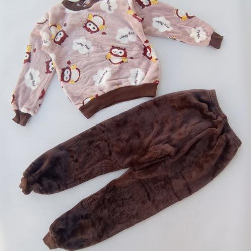 Пижама Baykush (92-146) B706 beige-brown (зима) Baykush B706 beige-brown