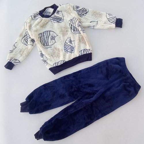 Пижама Baykush (92-146) B707 beige-black (зима) Baykush B707 beige-black