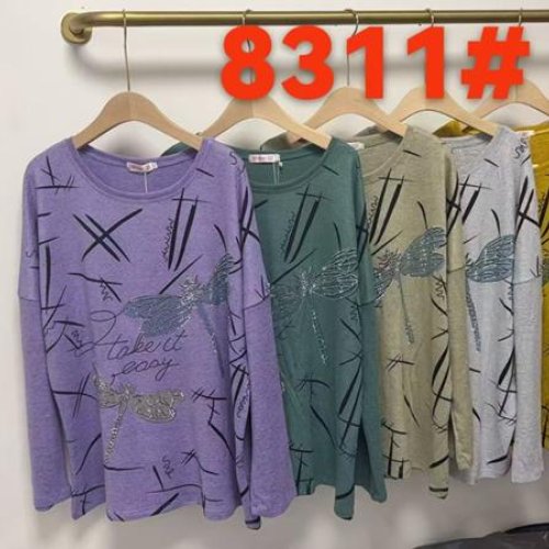 Свитер Monarlir (5XL-6XL) 8311 mix (5XL-6XL) (деми) Monarlir 8311 mix (5XL-6XL)