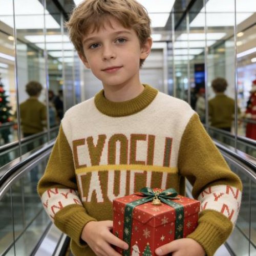 Свитер Yalisi (110-150) 325 khaki (зима) Yalisi 325 khaki