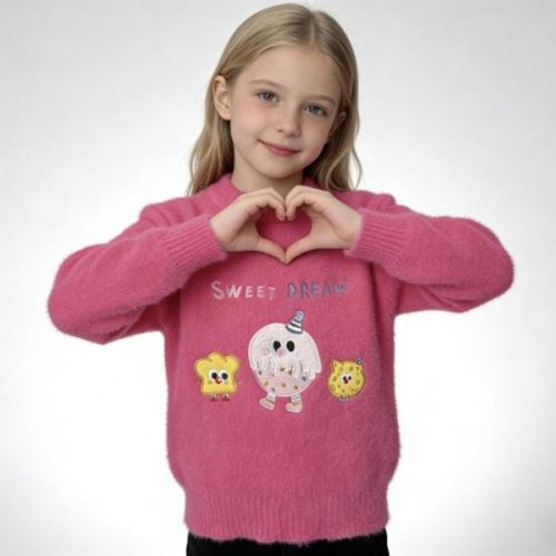 Свитер Yalisi (110-150) 389 pink (зима) Yalisi 389 pink