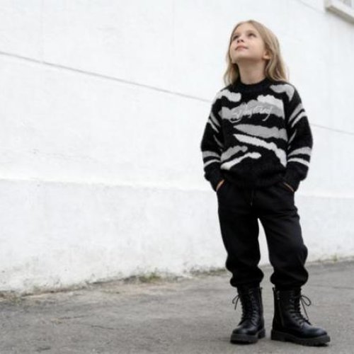 Свитер Yalisi (110-150) 398 black (зима) Yalisi 398 black