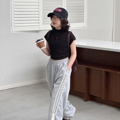 Штаны спорт Yalisi (120-170) 7778 grey (деми) Yalisi 7778 grey