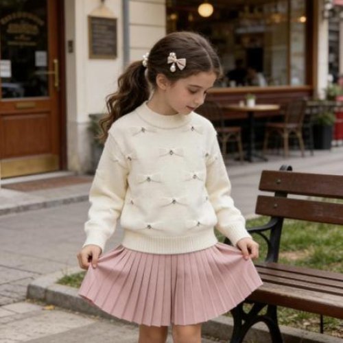 Свитер Yalisi (110-150) 861 white (зима) Yalisi 861 white