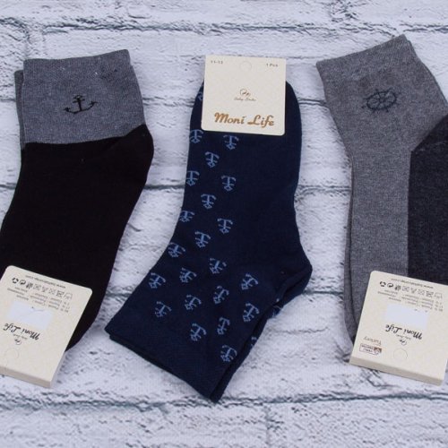 Носки OL (5-11) N0012 якорь mix (деми) OL N0012 якорь mix