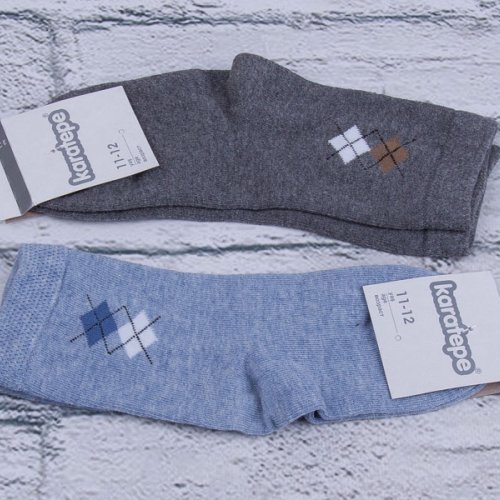 Носки OL (11-12) N0014 ромбик mix (деми) OL N0014 ромбик mix