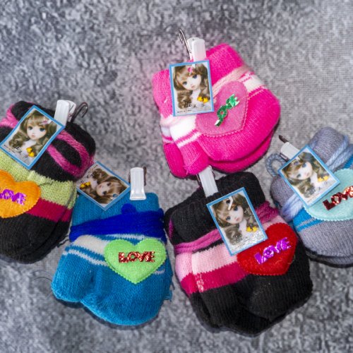 Варежки YLZL (0-1) A3 mix-old-1 (зима) YLZL A3 mix-old-1