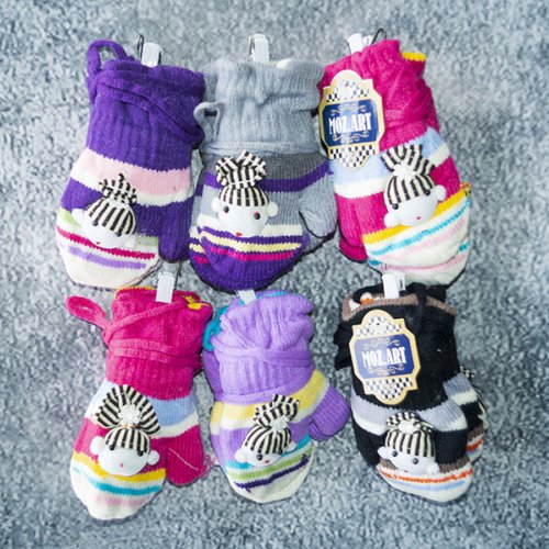 Варежки YLZL (2-4) C45 mix (зима) YLZL C45 mix