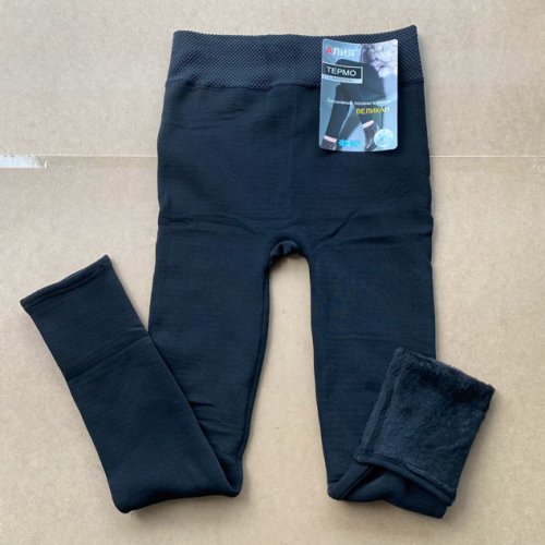 Лосины ALIA (54-58) N116 black термо батал (зима) ALIA N116 black термо батал