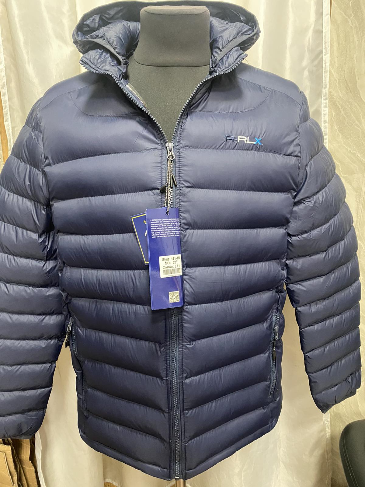 Куртка RLX (52-60) 161-1 blue (зима)