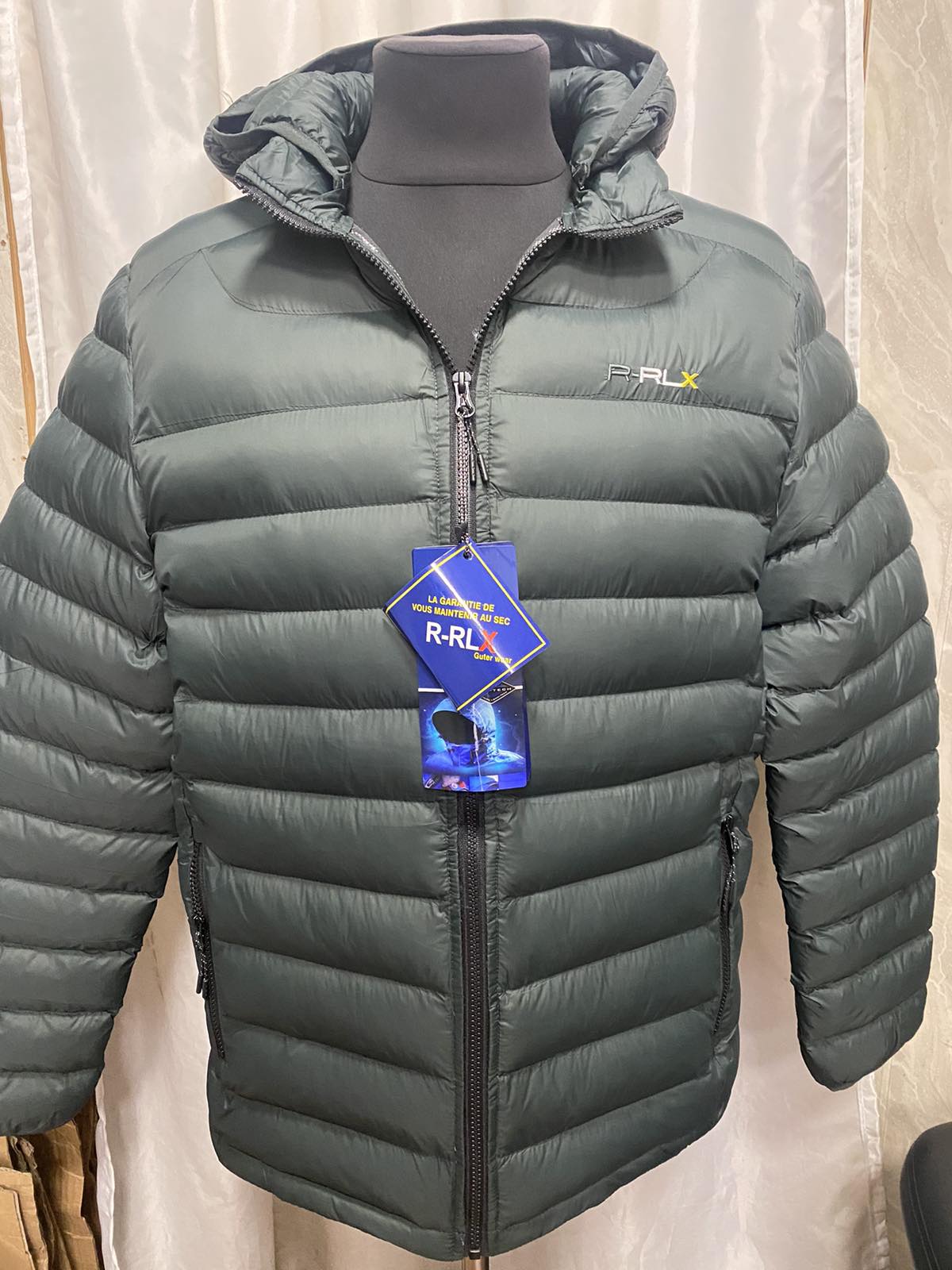 Куртка RLX (52-60) 161-1 green (зима)