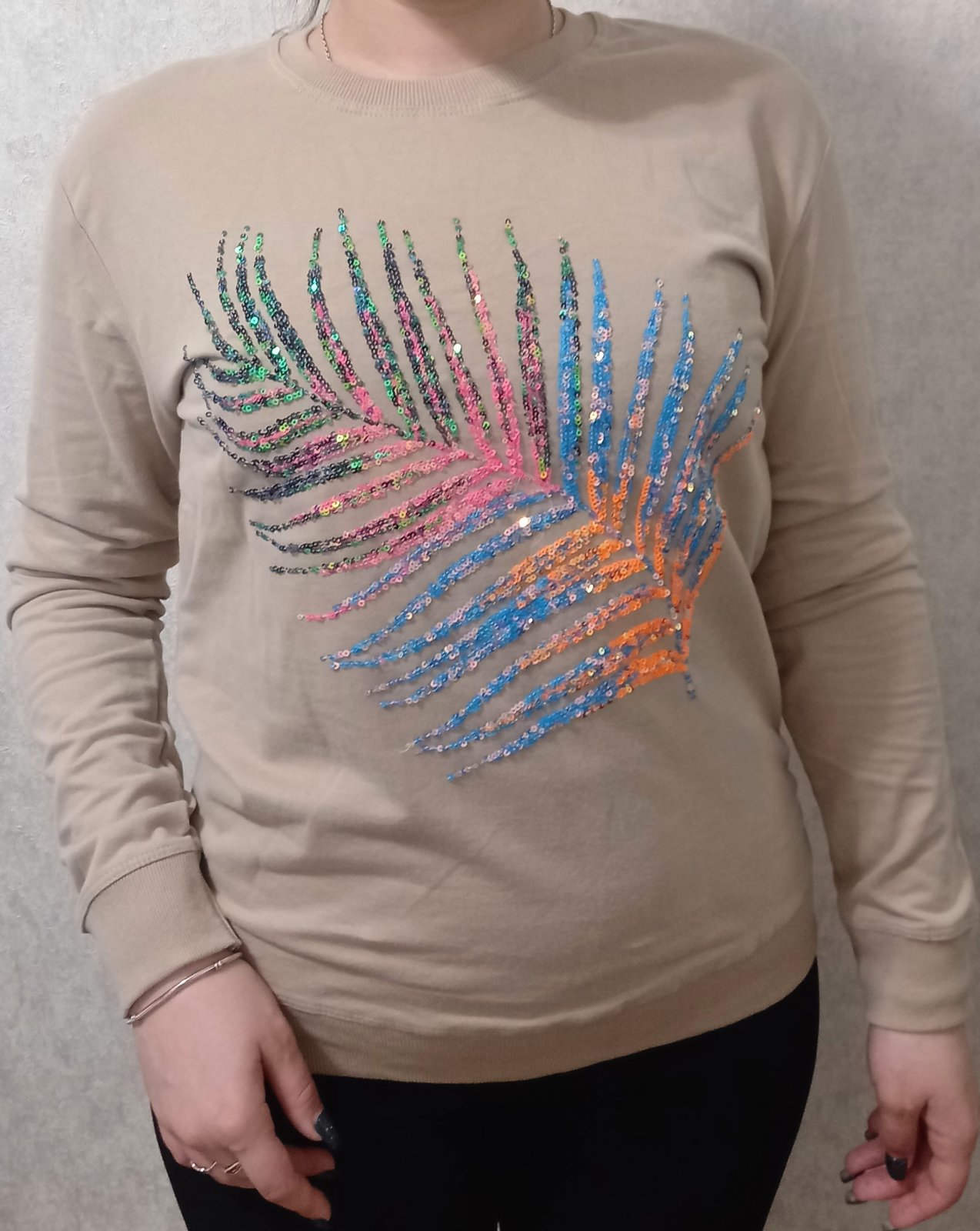 Свитер Red Hat clothes (S-L) 0125 beige (деми)