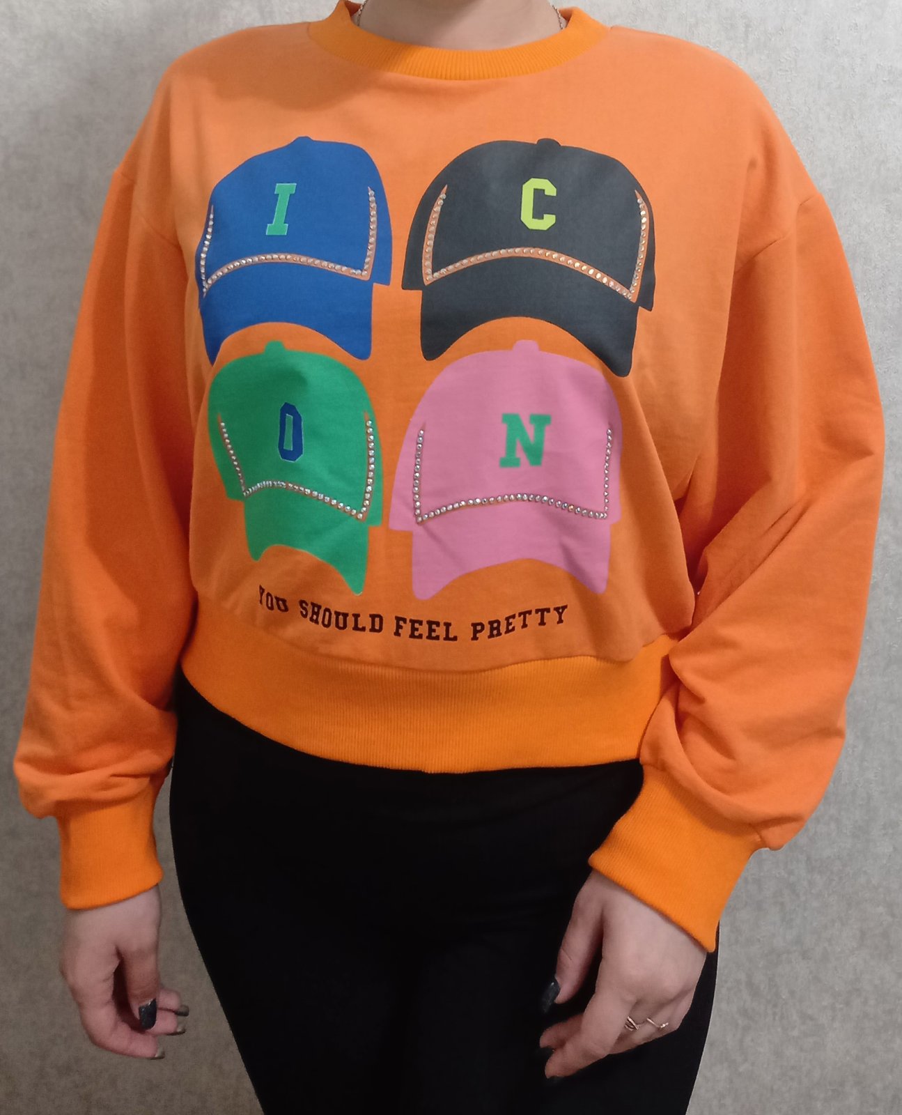 Свитер Red Hat clothes (S-L) 0129 orange (деми)