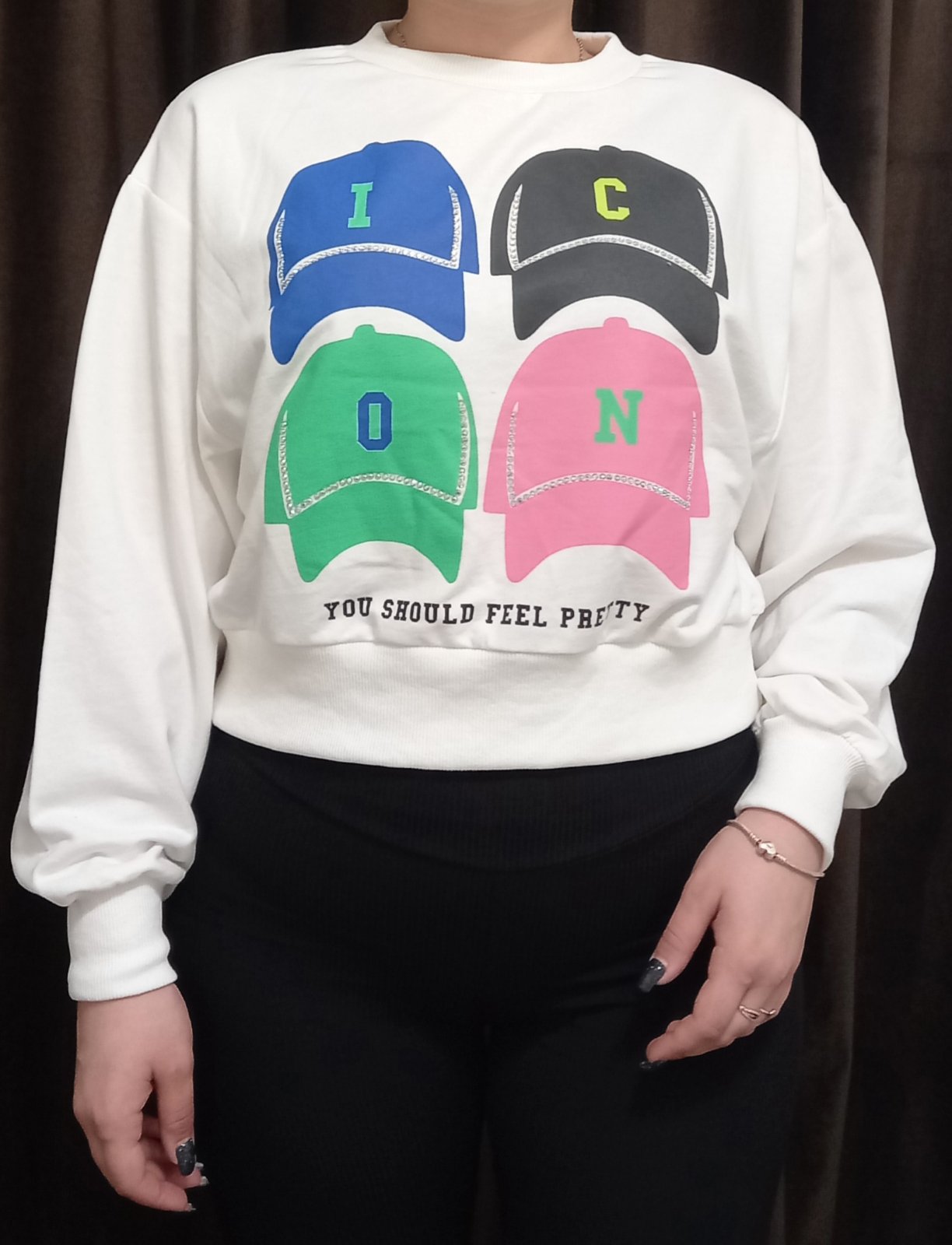 Свитер Red Hat clothes (S-L) 0129 white (деми)