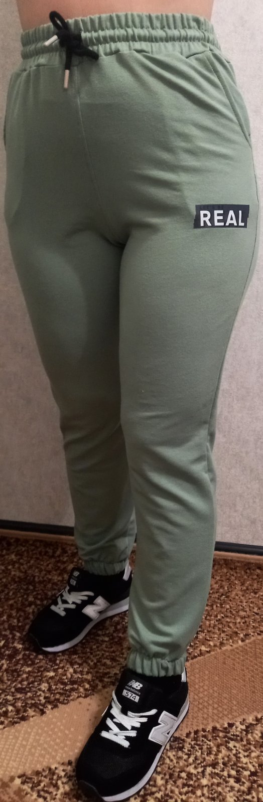 Штаны спорт Red Hat clothes (L-2XL) 0137 mint (деми)