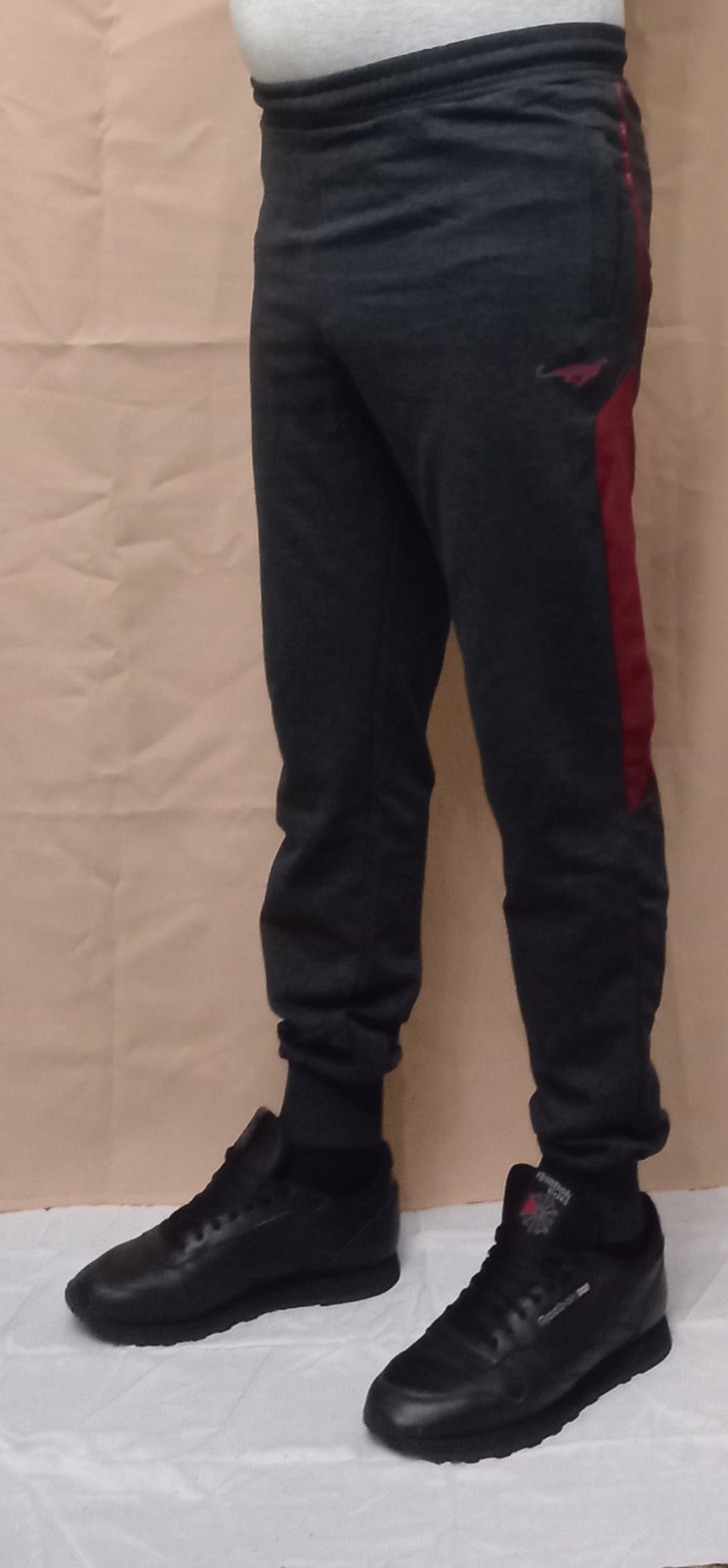 Штаны спорт Red Hat clothes (S-2XL) 1569 black (деми)