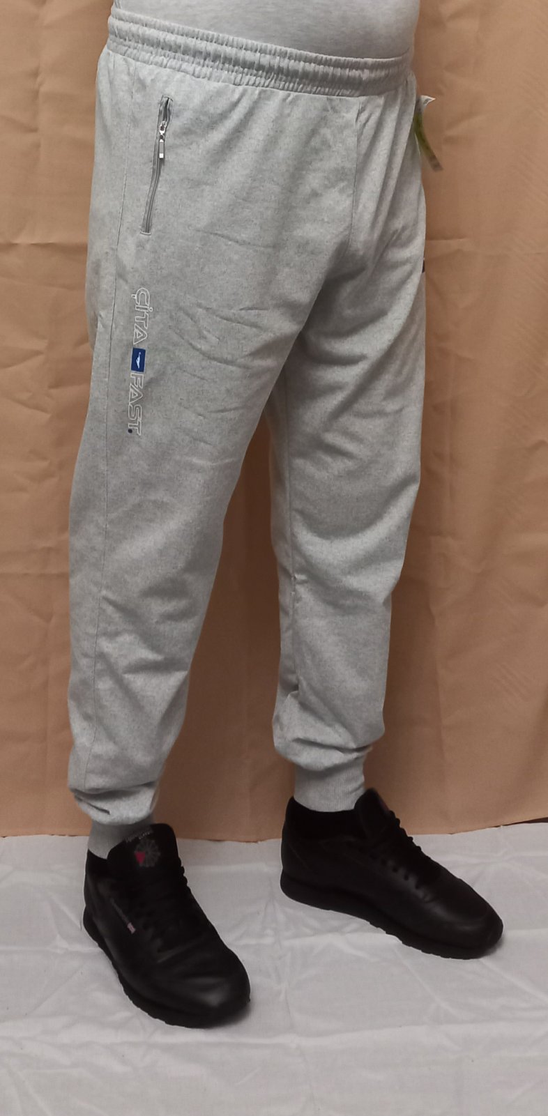 Штаны спорт Red Hat clothes (S-2XL) 2025 grey (деми)